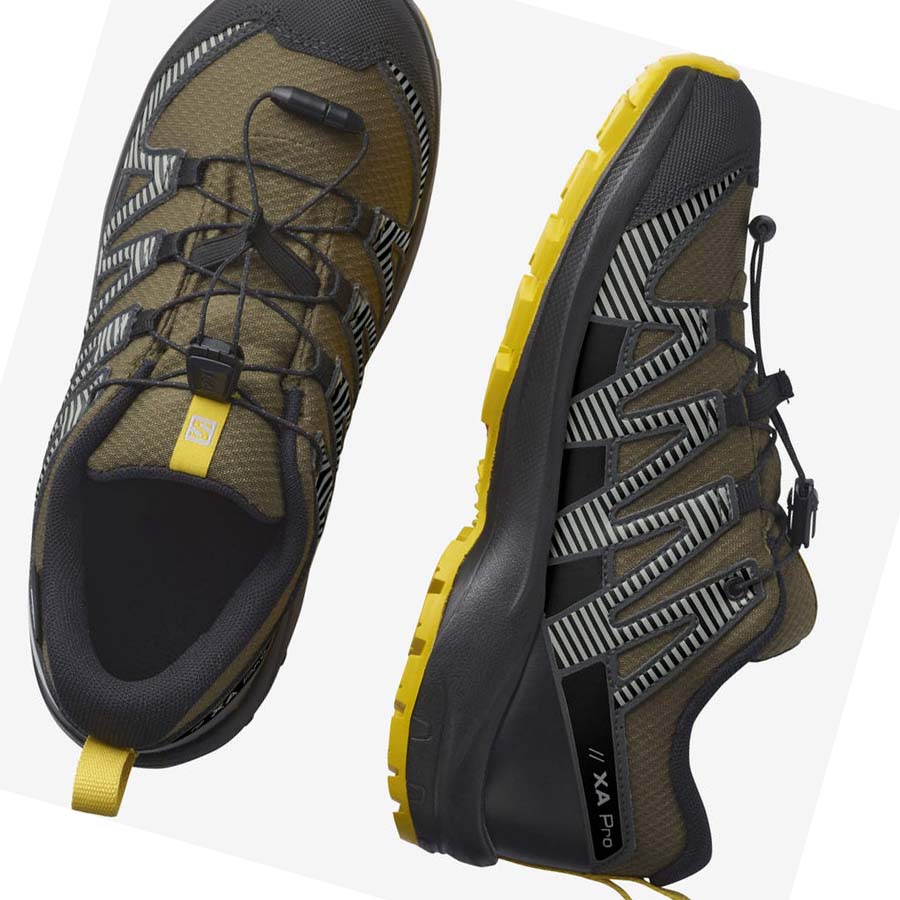 Salomon XA PRO V8 CLIMASALOMON™ WATERPROOF Çocuk Patika Koşu Ayakkabısı Zeytin Yeşili | TR 2022PJJ